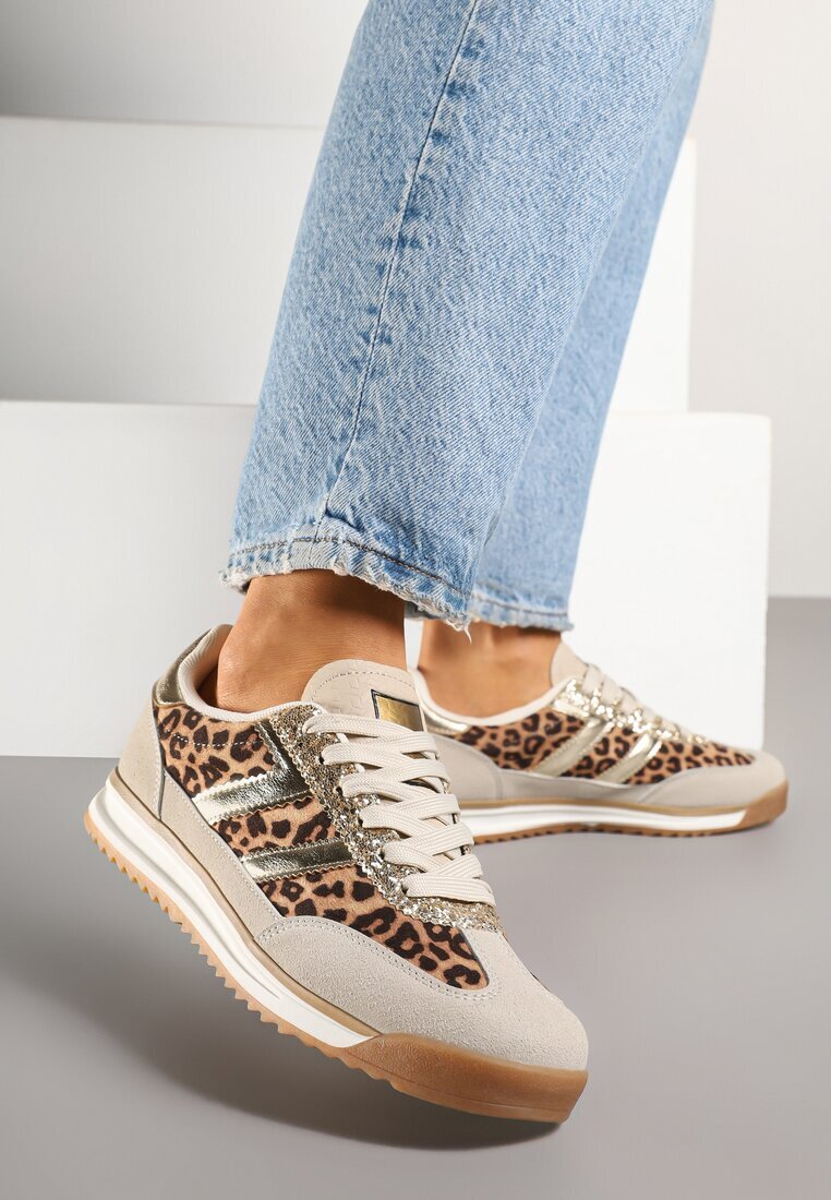 be.sport Adidași leopard Decorați cu benzi leopard Eranelia