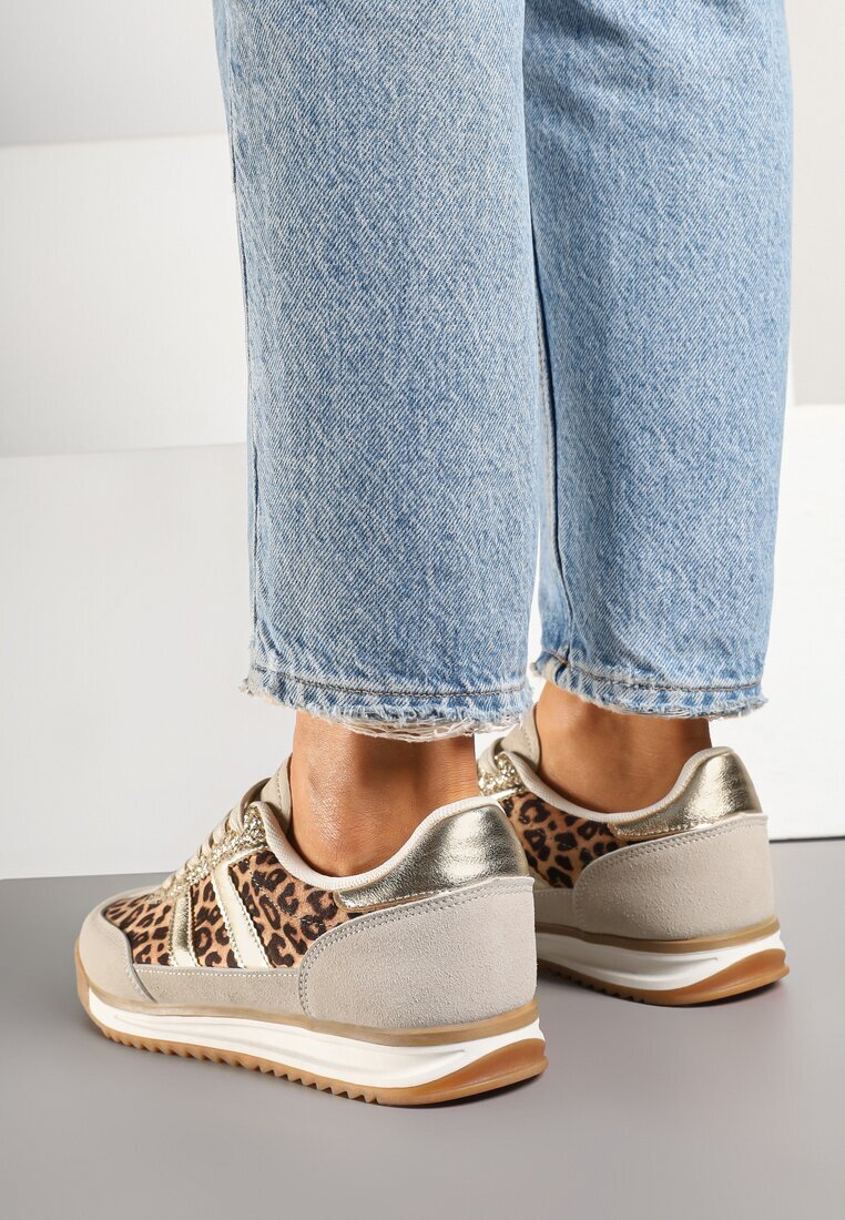 be.sport Adidași leopard Decorați cu benzi leopard Eranelia