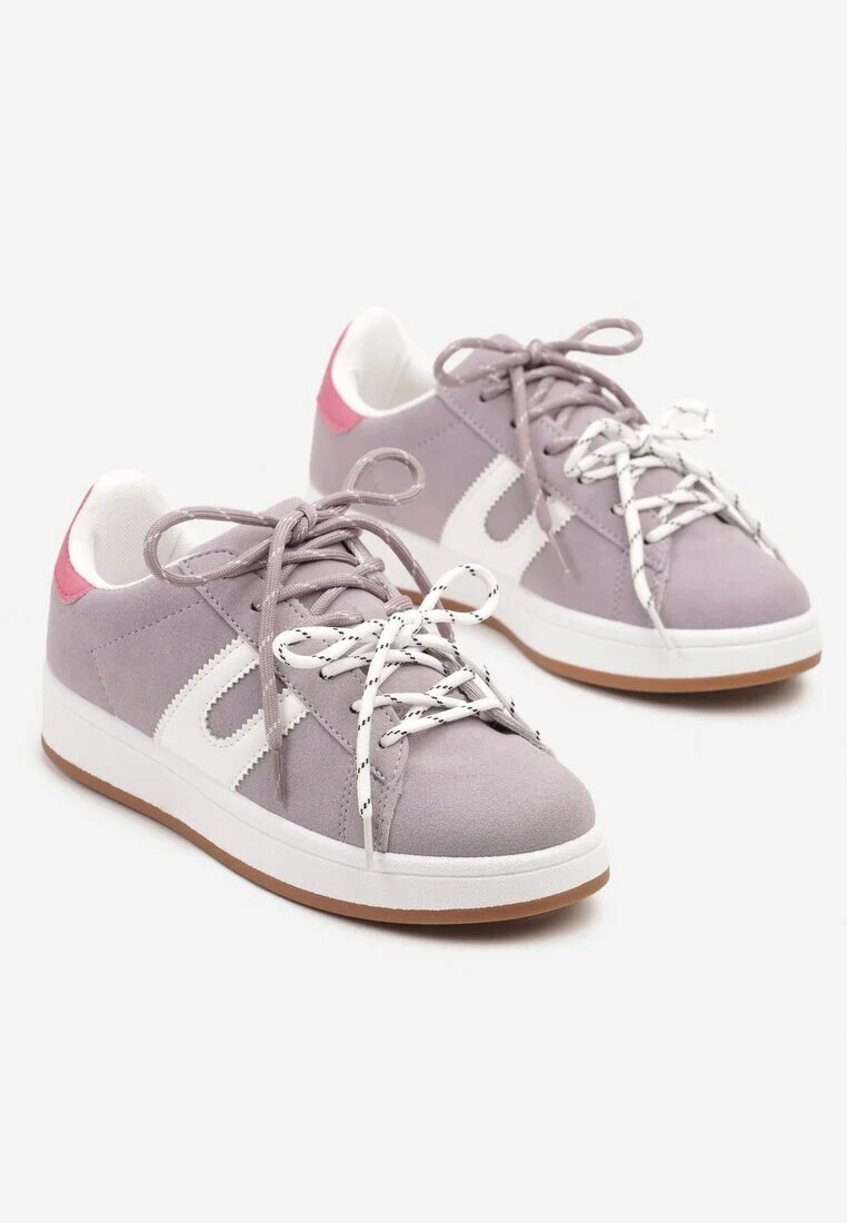be.sport Adidași Mov cu Model Geometric Telawiela