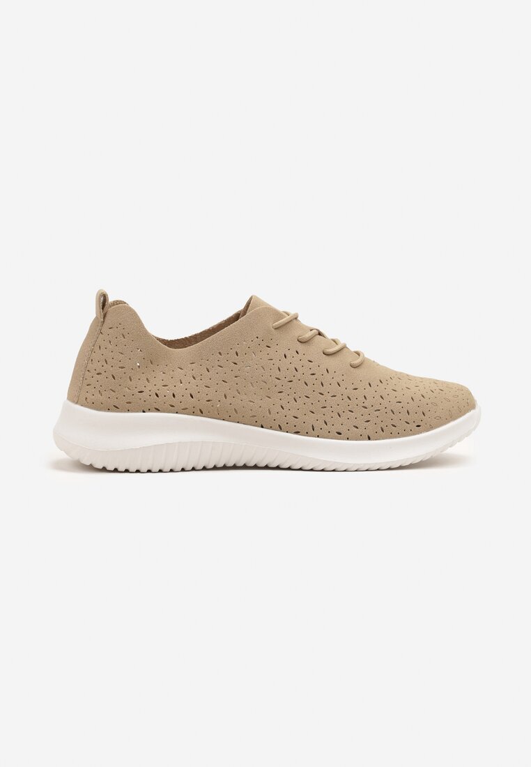 bellucci Sneakers Bej cu fața perforată Grellio
