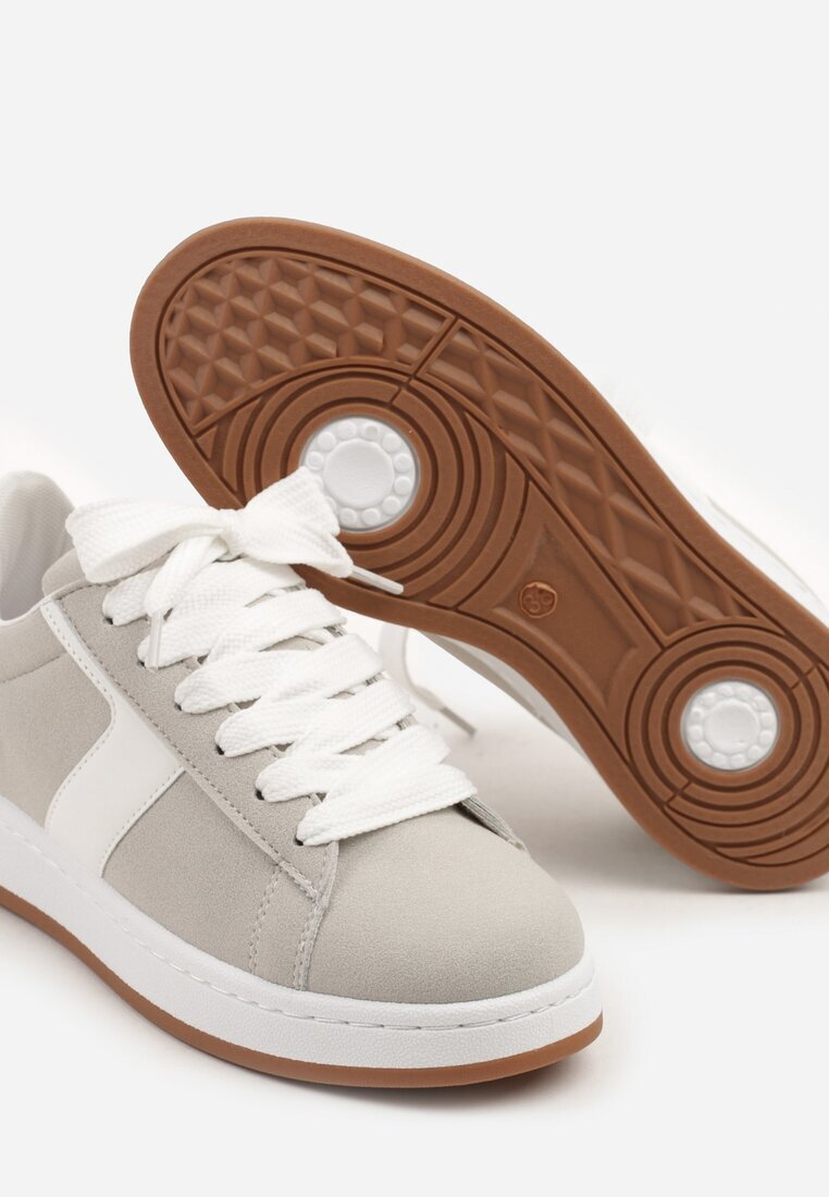 bellucci Sneakers Gri Decorați cu o baretă Zrulla