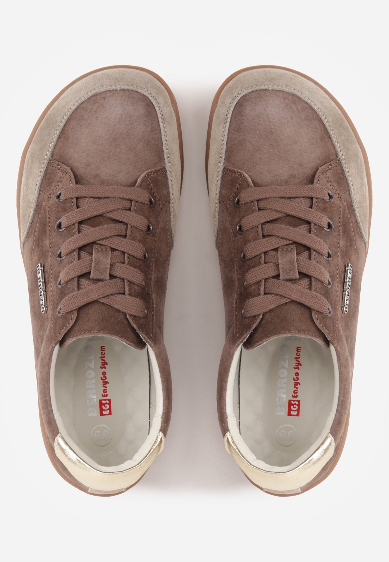 berrozio Sneakers din piele în stil retro tip barefoot Ignatia Maro