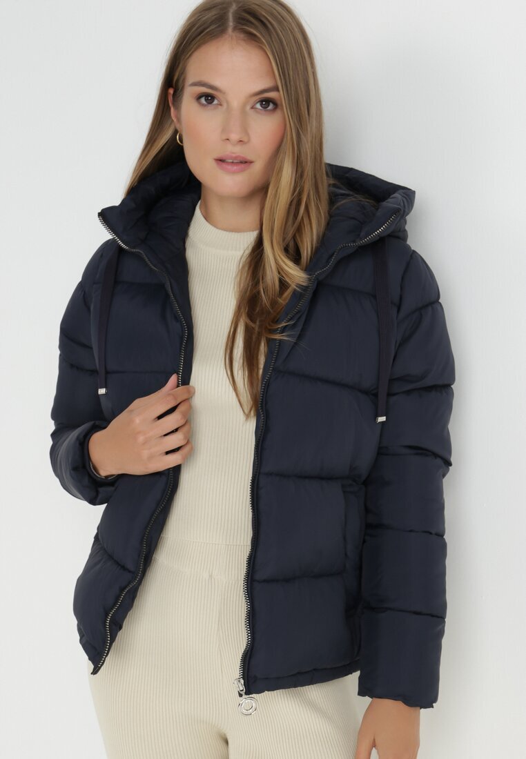 bh forever Jachetă Bleumarin Puffer Matlasată cu Glugă Shannone