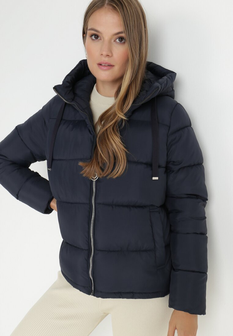 bh forever Jachetă Bleumarin Puffer Matlasată cu Glugă Shannone