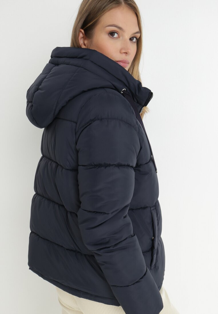 bh forever Jachetă Bleumarin Puffer Matlasată cu Glugă Shannone