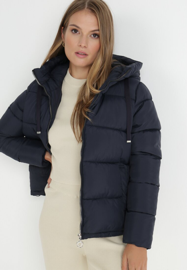 bh forever Jachetă Bleumarin Puffer Matlasată cu Glugă Shannone
