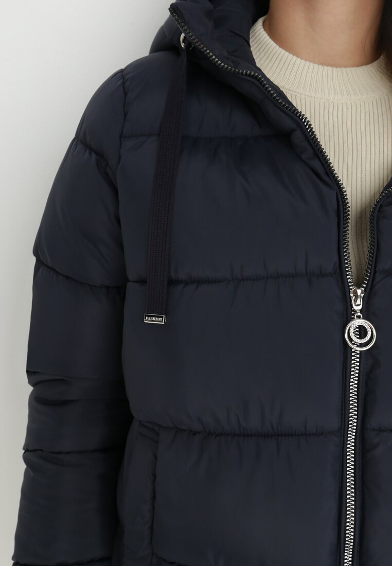bh forever Jachetă Bleumarin Puffer Matlasată cu Glugă Shannone