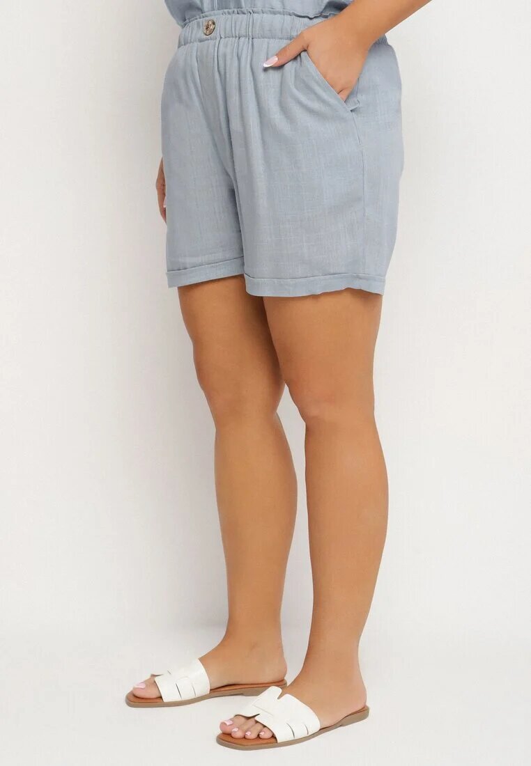 bh forever Pantaloni scurți Albastri Casual cu In cu Elastic în Talie Filowena