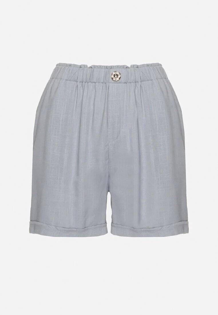 bh forever Pantaloni scurți Albaștri Clasici cu In cu Elastic în Talie și Buzunare Filarenea