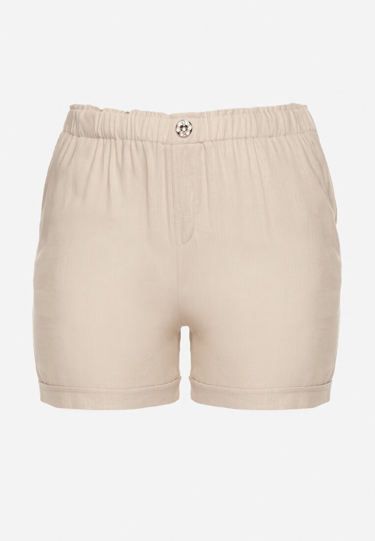 bh forever Pantaloni scurți Bej deschis Casual cu In cu elastic în talie Filowena