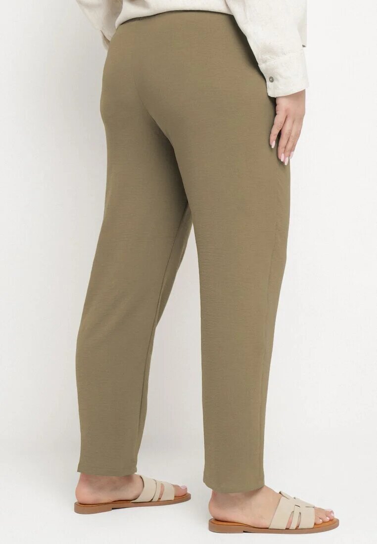 bh forever Pantaloni Verzi Casual cu talie elastică cu buzunare laterale Mousesa