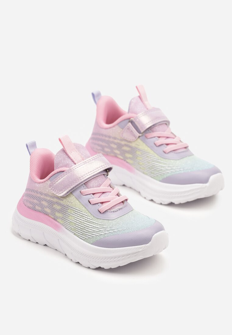 bi&ki Adidași Roz cu branț din piele și efect Ombre Maivana