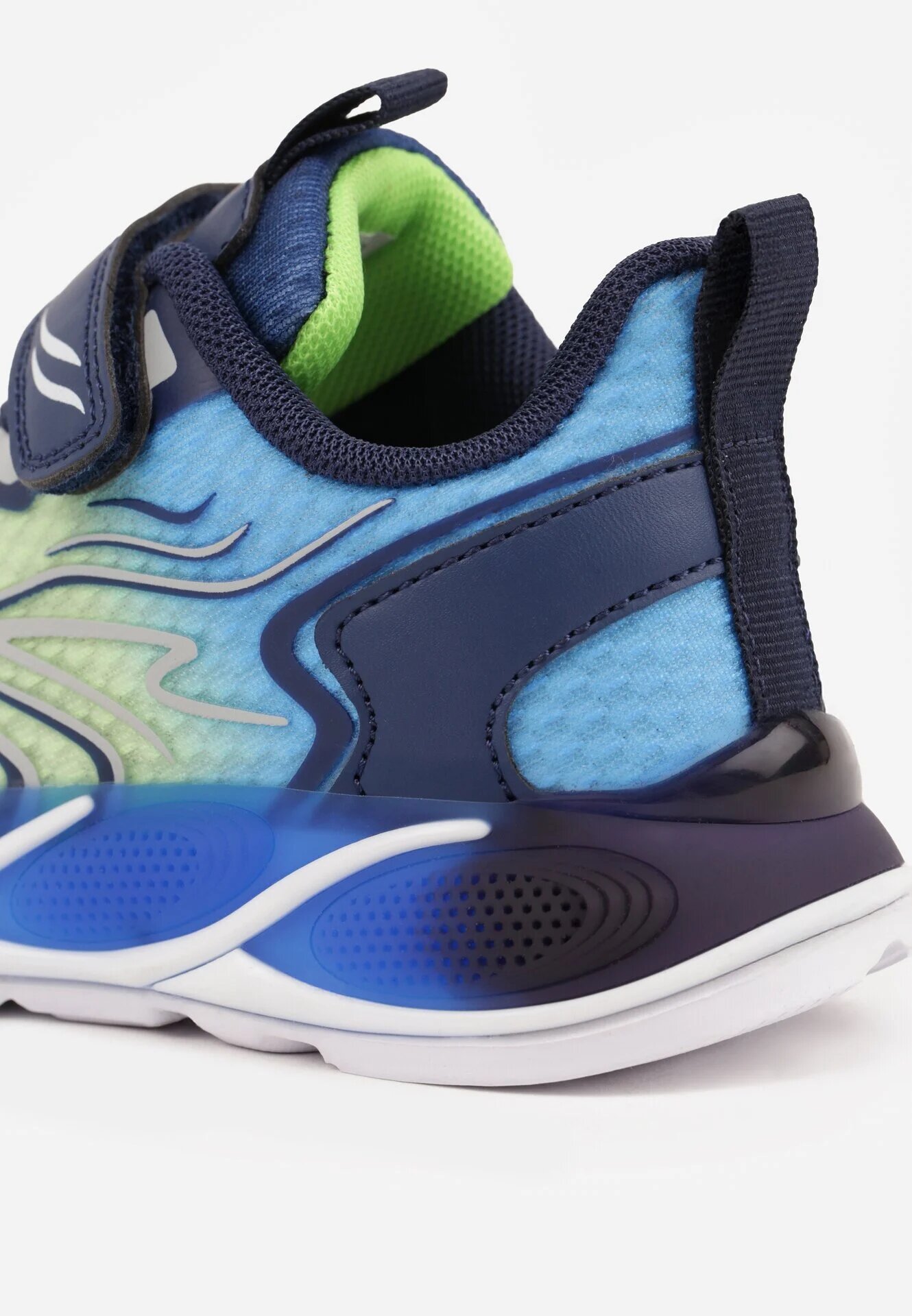 bi&ki Pantofi Sport bleumarin cu Talpă LED și Închidere cu Scai Zidele
