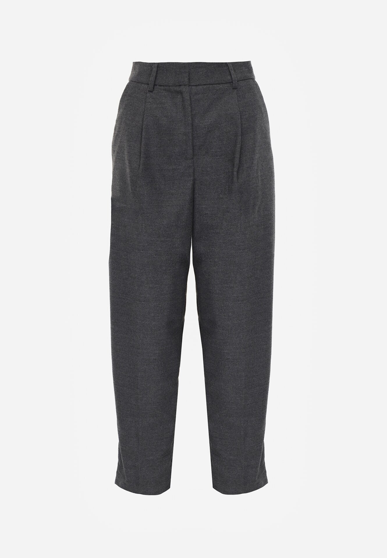 bisou's project Pantaloni de costum gri închis lejeri cu buzunare Vireal
