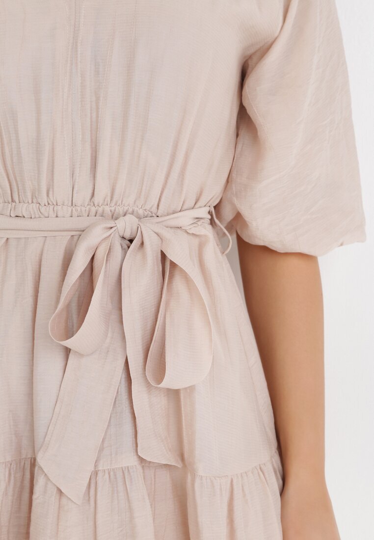 bisou's project Rochie Bej Hyromela