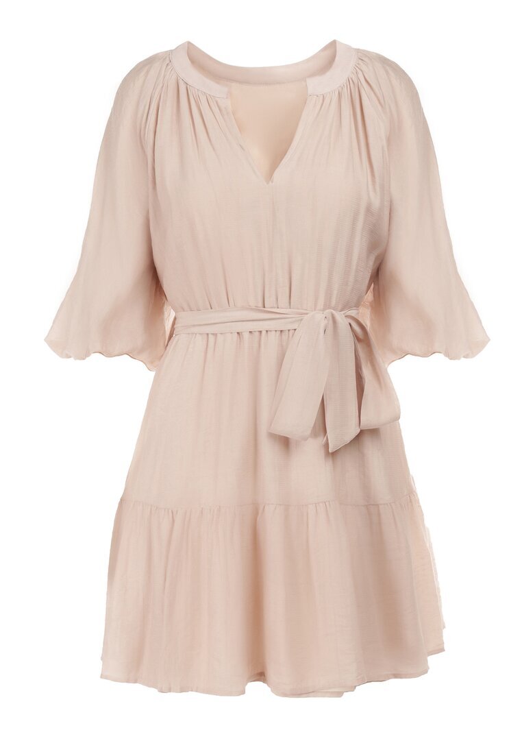 bisou's project Rochie Bej Hyromela