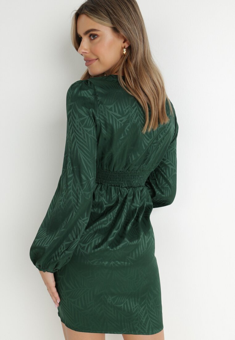 bisou's project Rochie Verde Cambrată Phoebis