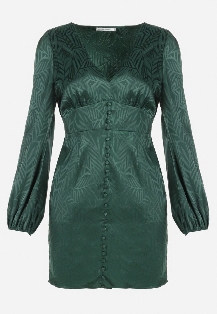 bisou's project Rochie Verde Cambrată Phoebis