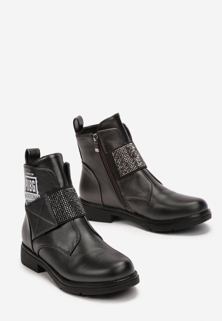  Botine Argintii Gleale