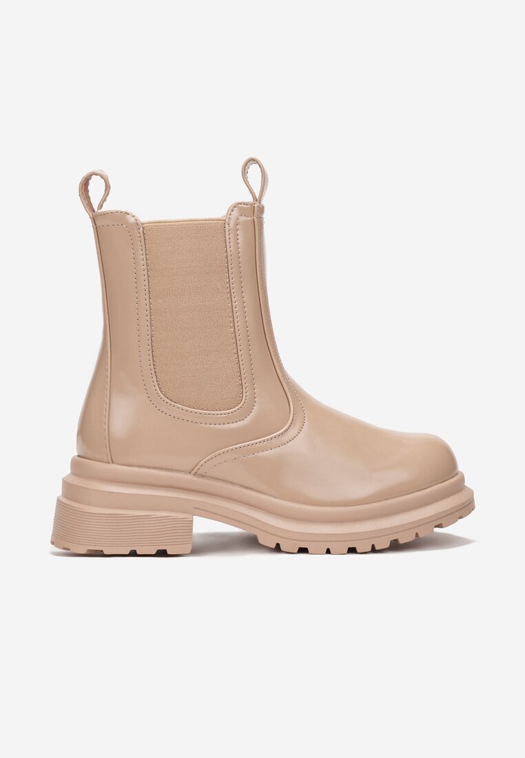  Botine Bej Chelsea Orpah