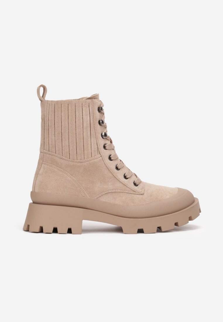  Botine Bej închis Augun