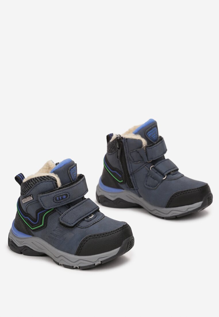  Botine Bleumarin-Albastru Nypheano