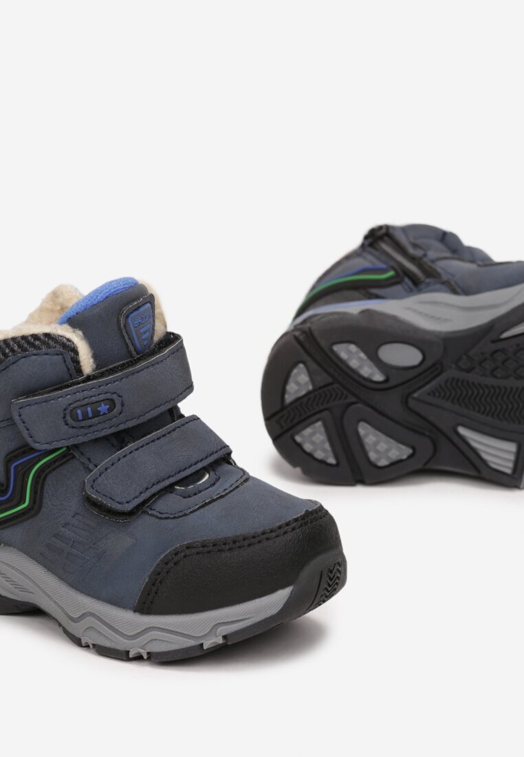  Botine Bleumarin-Albastru Nypheano