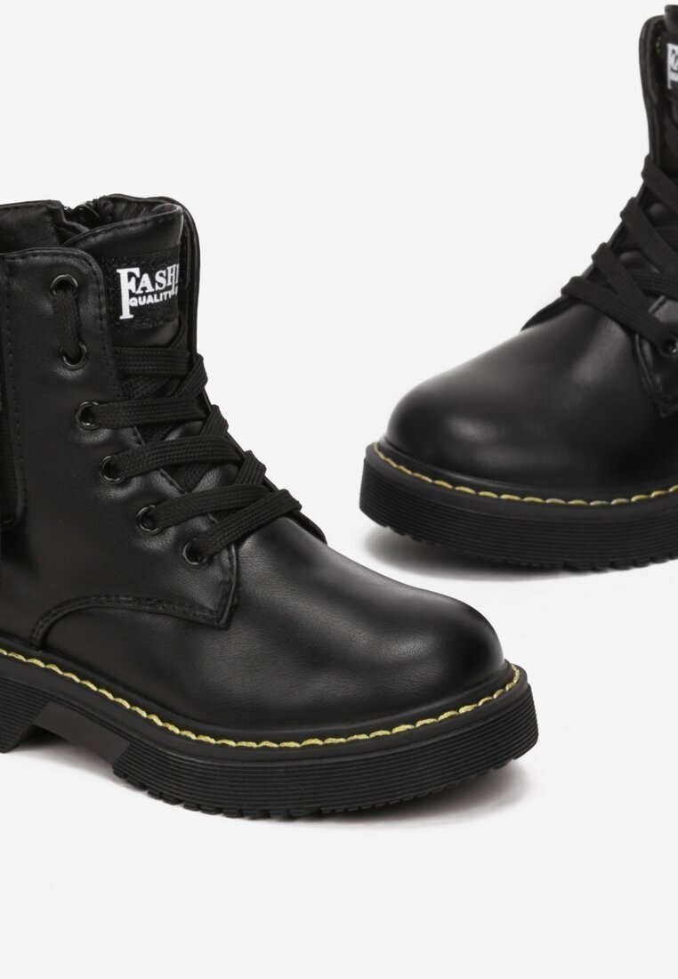  Botine Negre-Galbene worker Ampadia