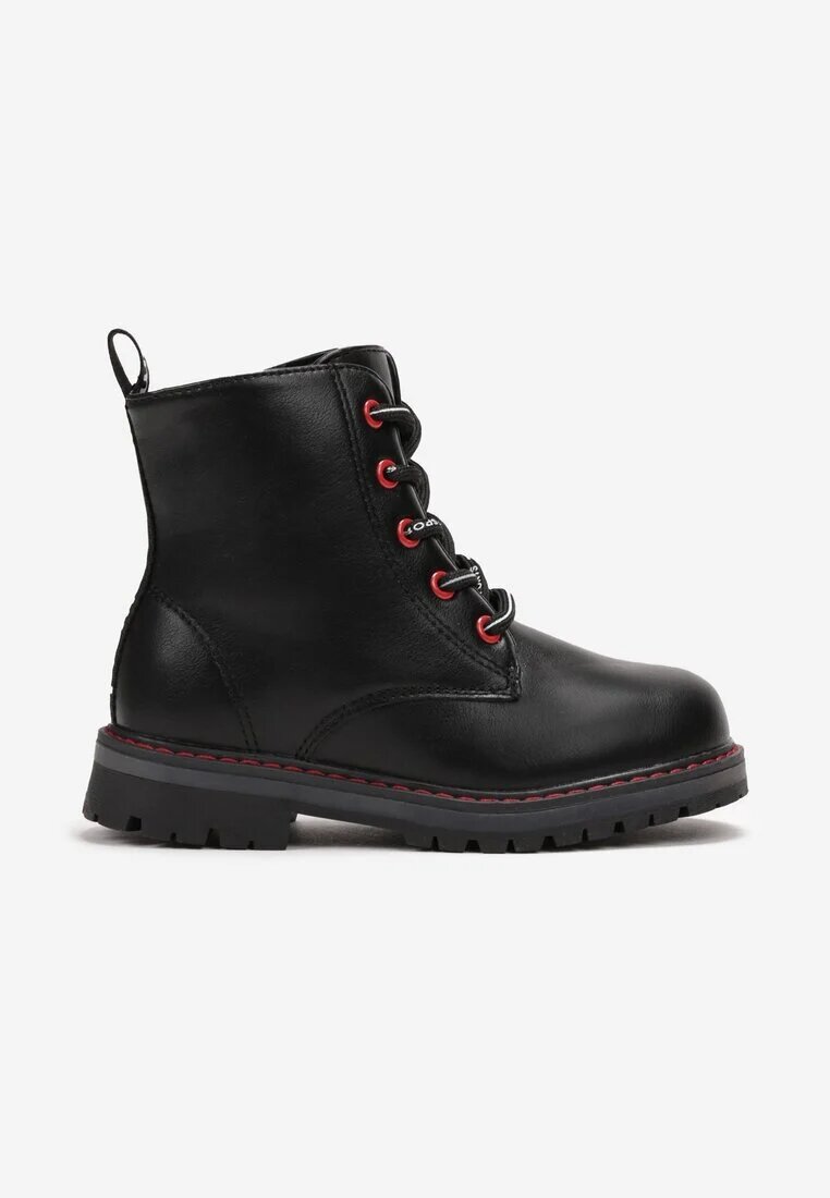  Botine Roșii Metalice Jaylee