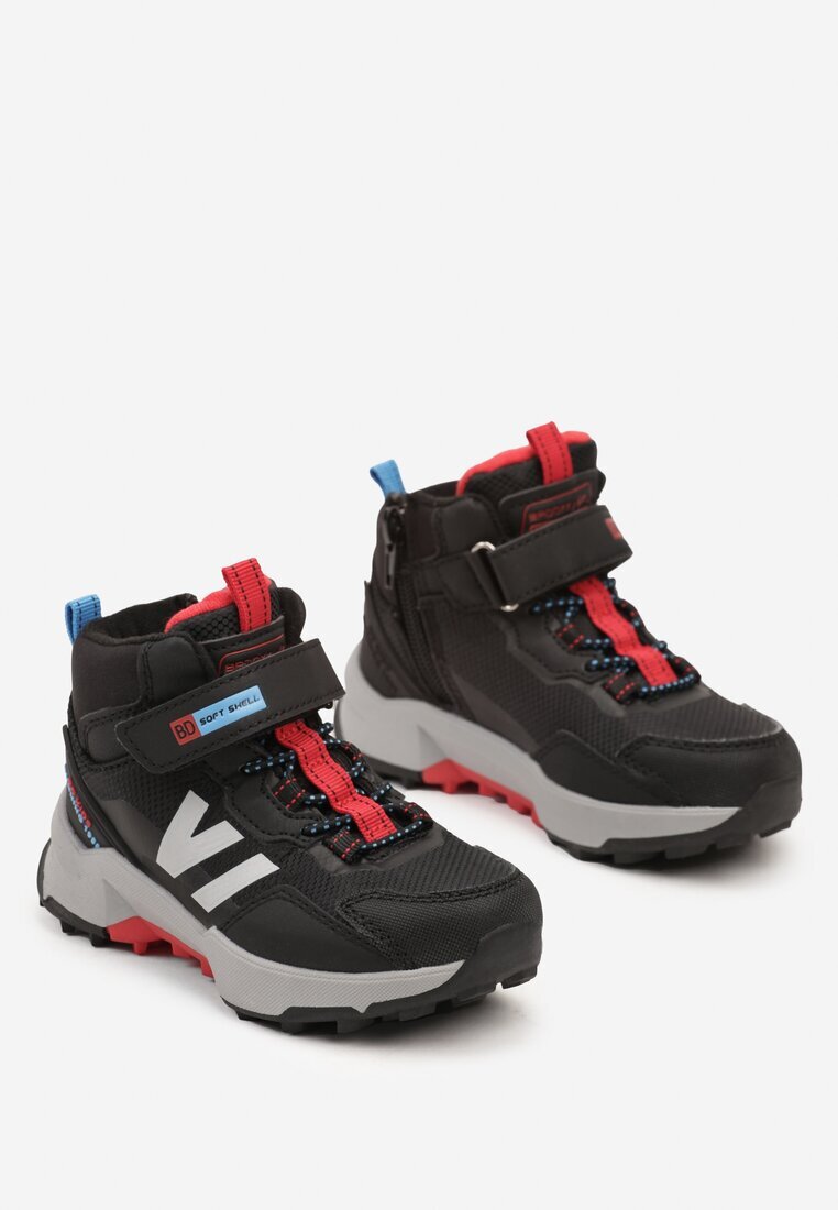  Botine Sport Negre Căptușite și Velcro Ellarria