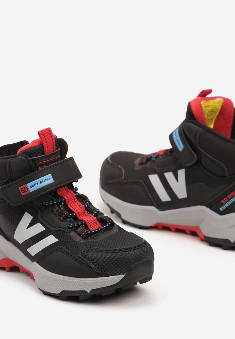  Botine Sport Negre Căptușite și Velcro Ellarria
