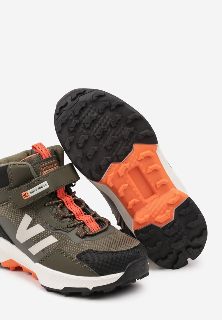  Botine verde închis căptușite sport închise cu scai suplimentar Ellionis