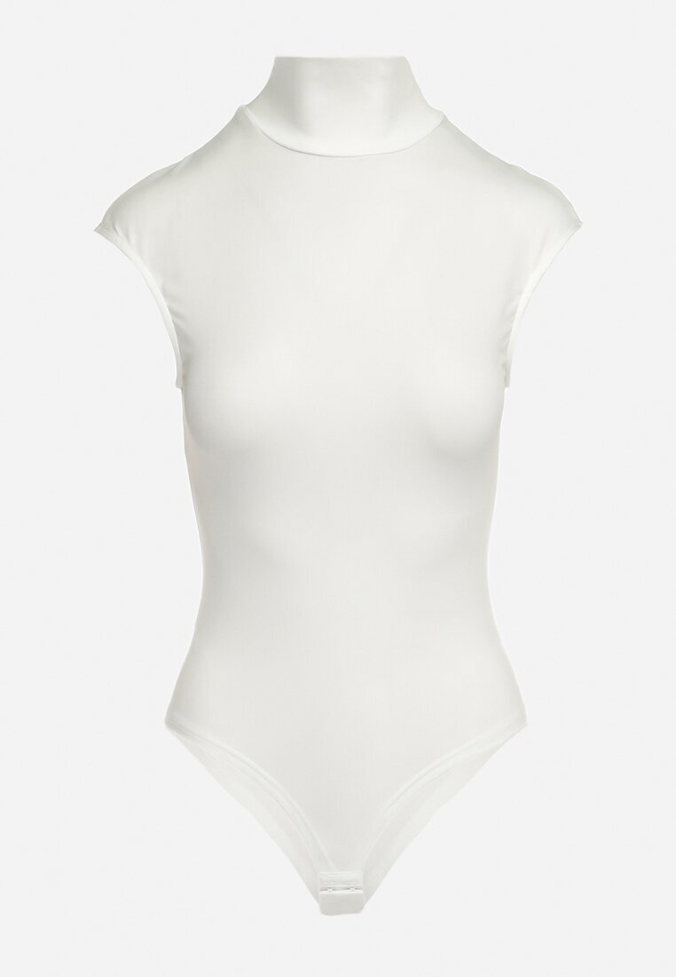 by swan Body Alb fără Mâneci cu Guler înalt Vireases