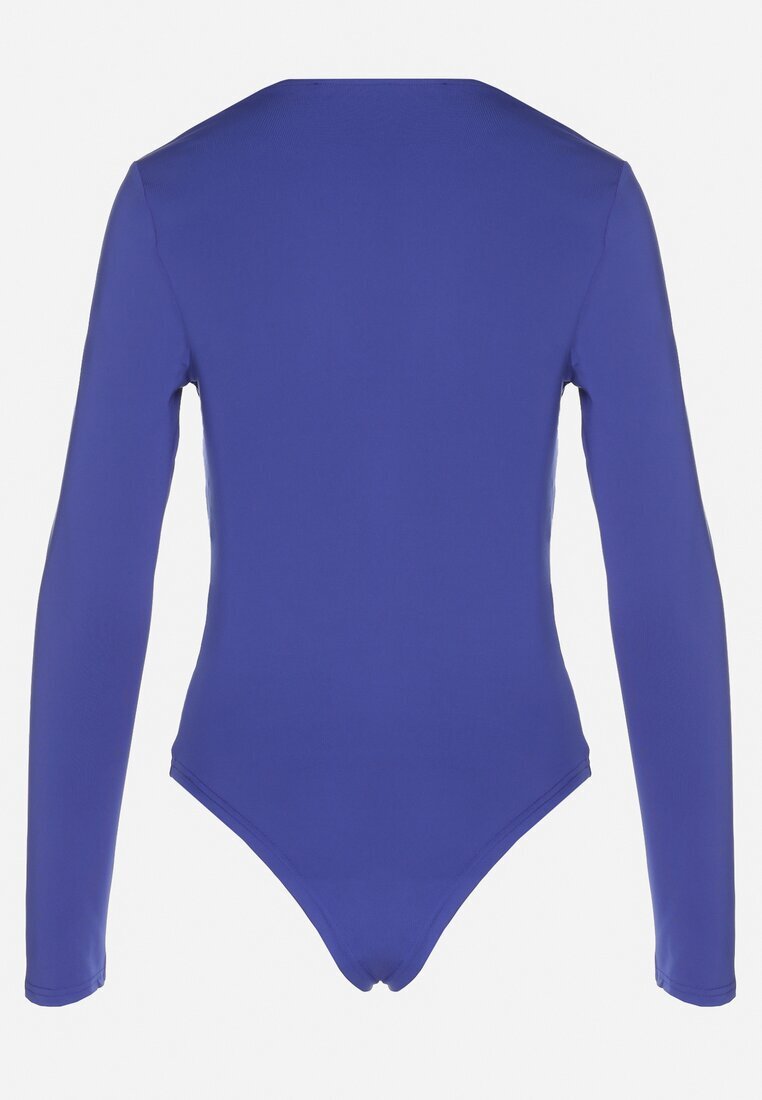 by swan Body Albastru Elegant cu Drapaj Ziellea