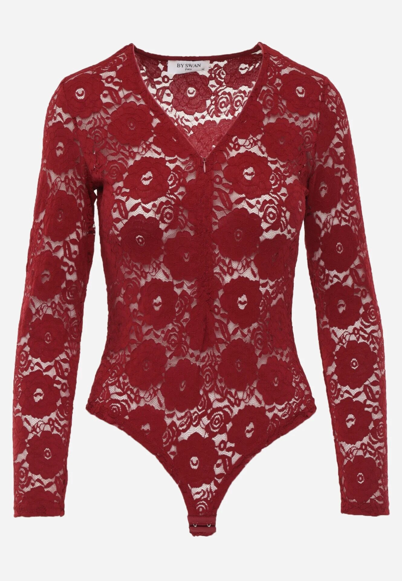 by swan Body din dantelă cu fermoar Amisti Bordo
