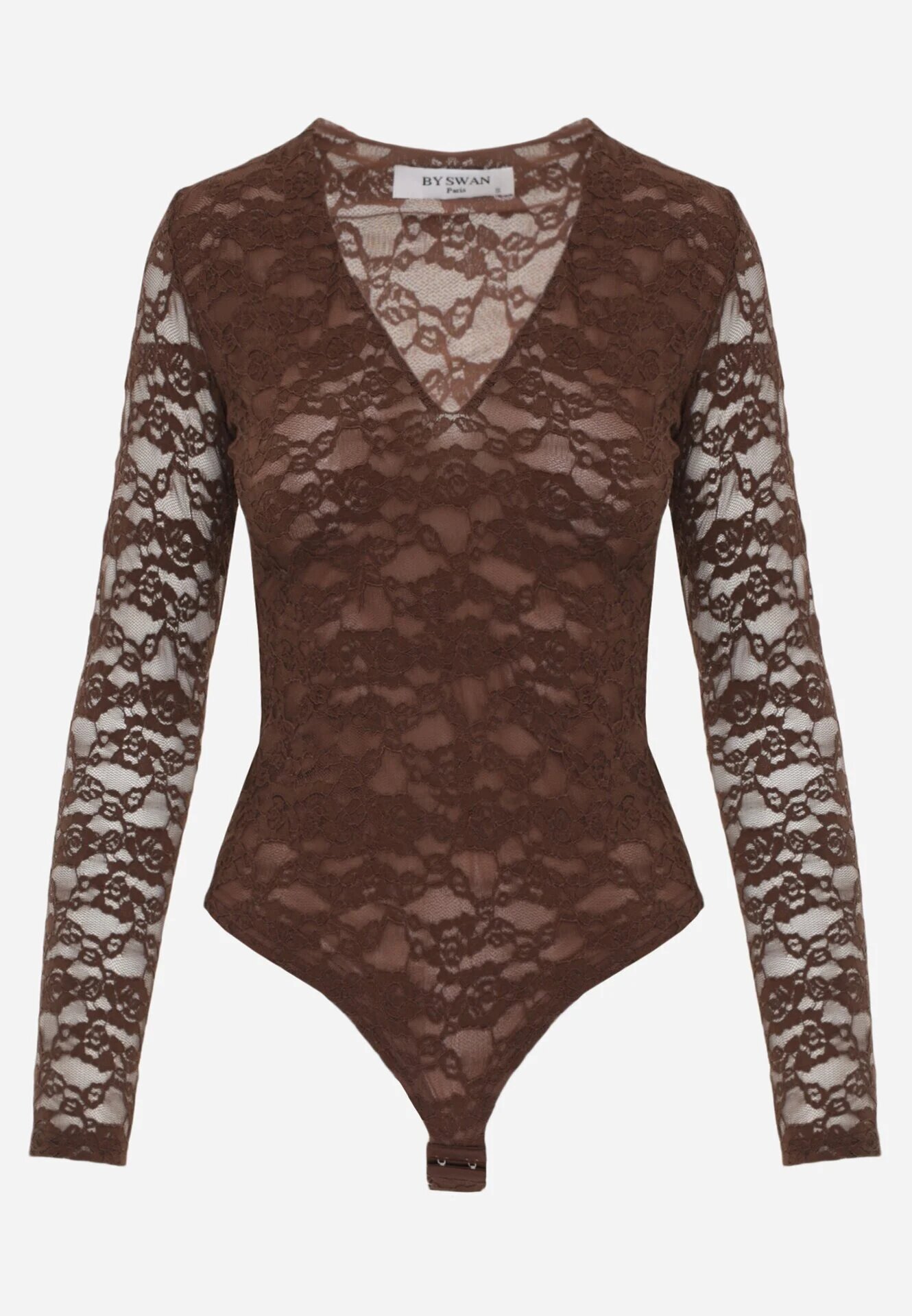 by swan Body elegant din dantelă cu decolteu în V Abrea Maro