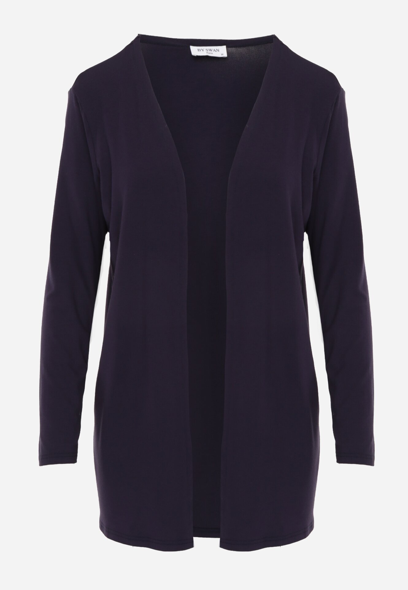 by swan Cardigan din bumbac fără închidere cu croi minimalist Cilira Bleumarin