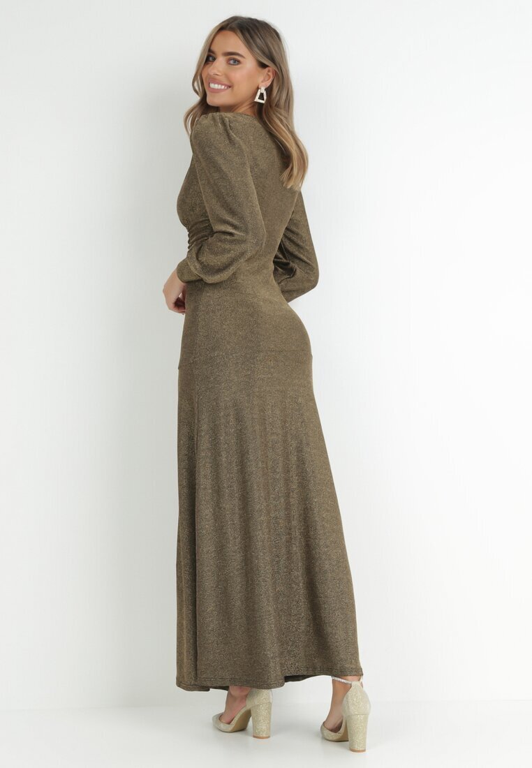 by swan Rochie Aurie de seară cu decolteu adânc Olami