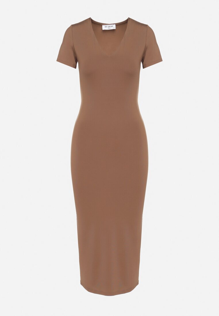 by swan Rochie Maro Mulată Bodycon cu Decolteu în V Efricene