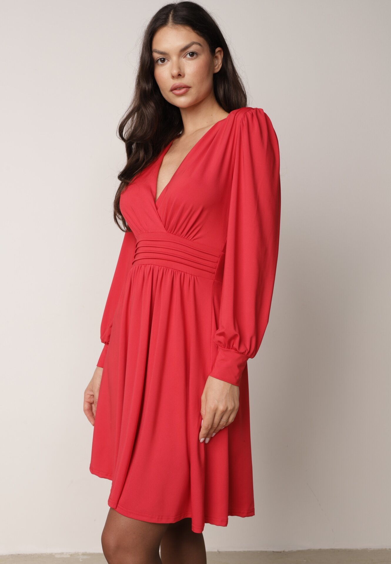 by swan Rochie Roșie Cloș cu Viscoză Selithiel