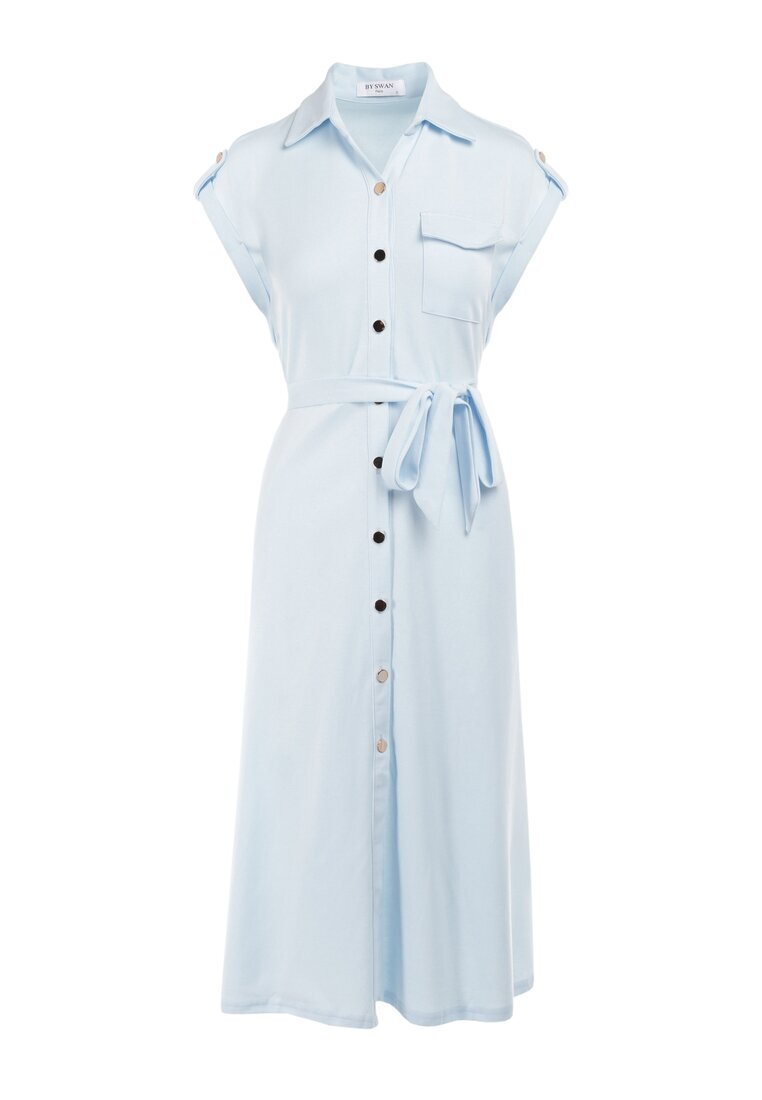 by swan Rochie tip cămașă Albastru deschis Phinitrite