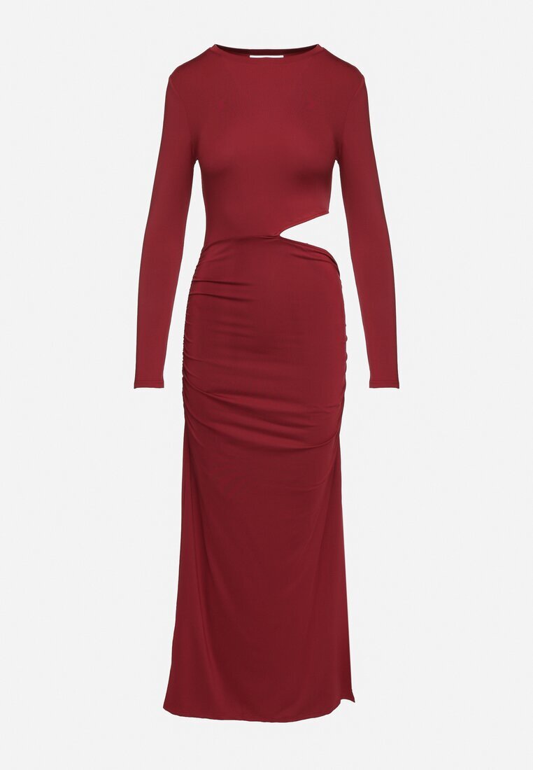 by swan Rochie Visinie Maxi cu croială mulată cu decupaj în talie Celinda