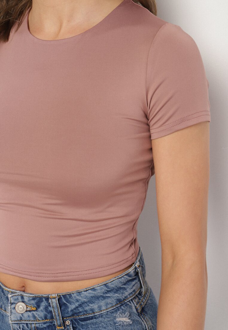 by swan Tricou Roz închis Scurt cu Vâscoză Eframera
