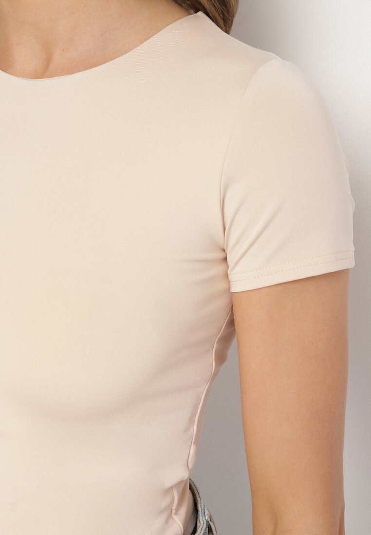 by swan Tricou Scurt Bej deschis din Vâscoză Eframera