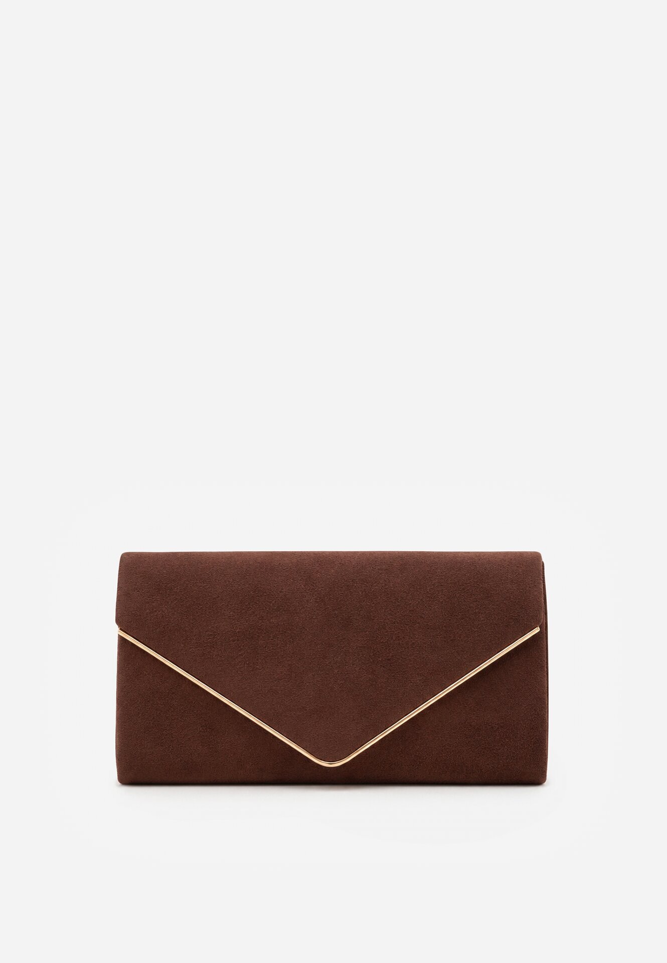 caely Clutch clasică din imitație de piele întoarsă cu lanț Tadareo Maro