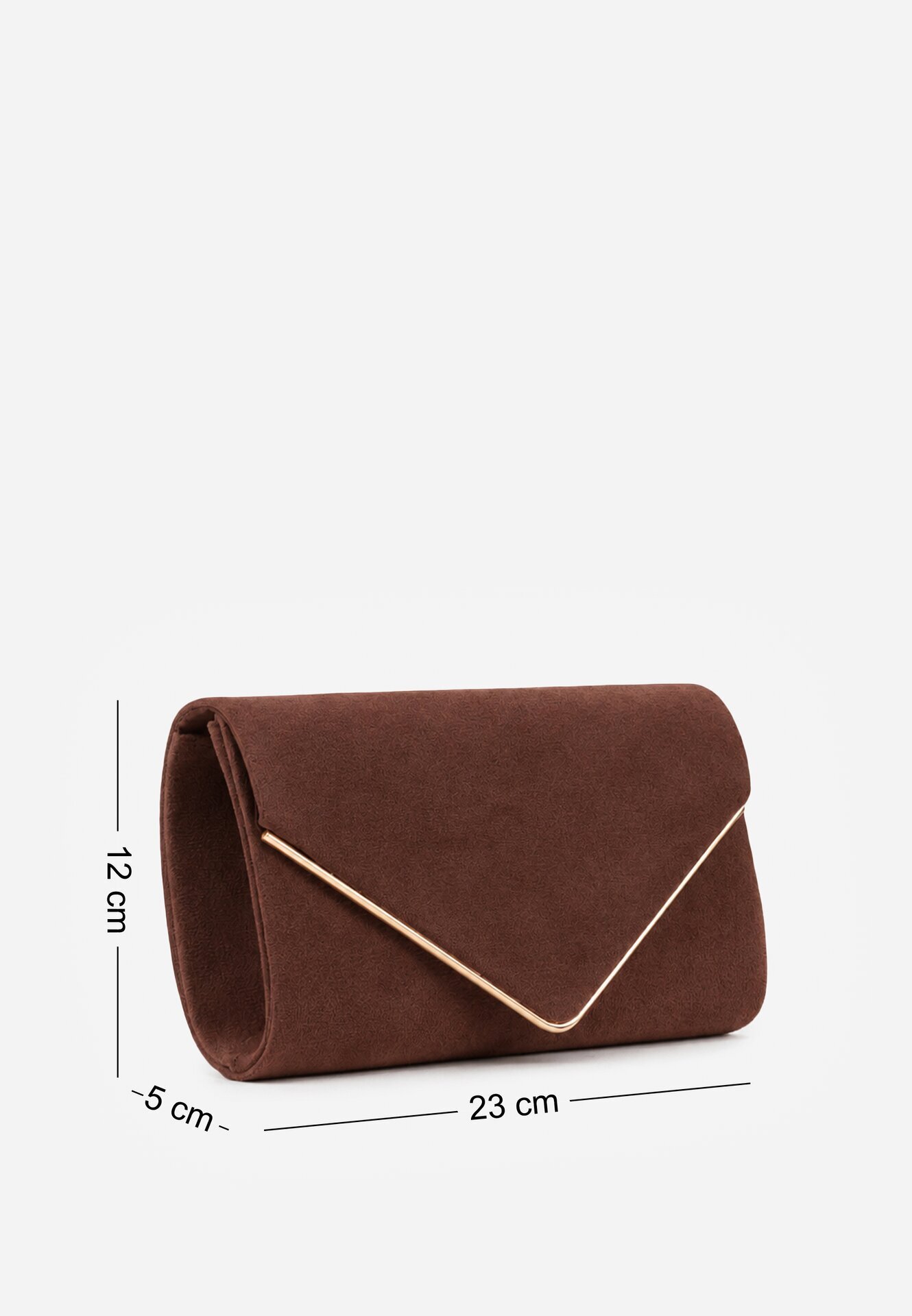 caely Clutch clasică din imitație de piele întoarsă cu lanț Tadareo Maro