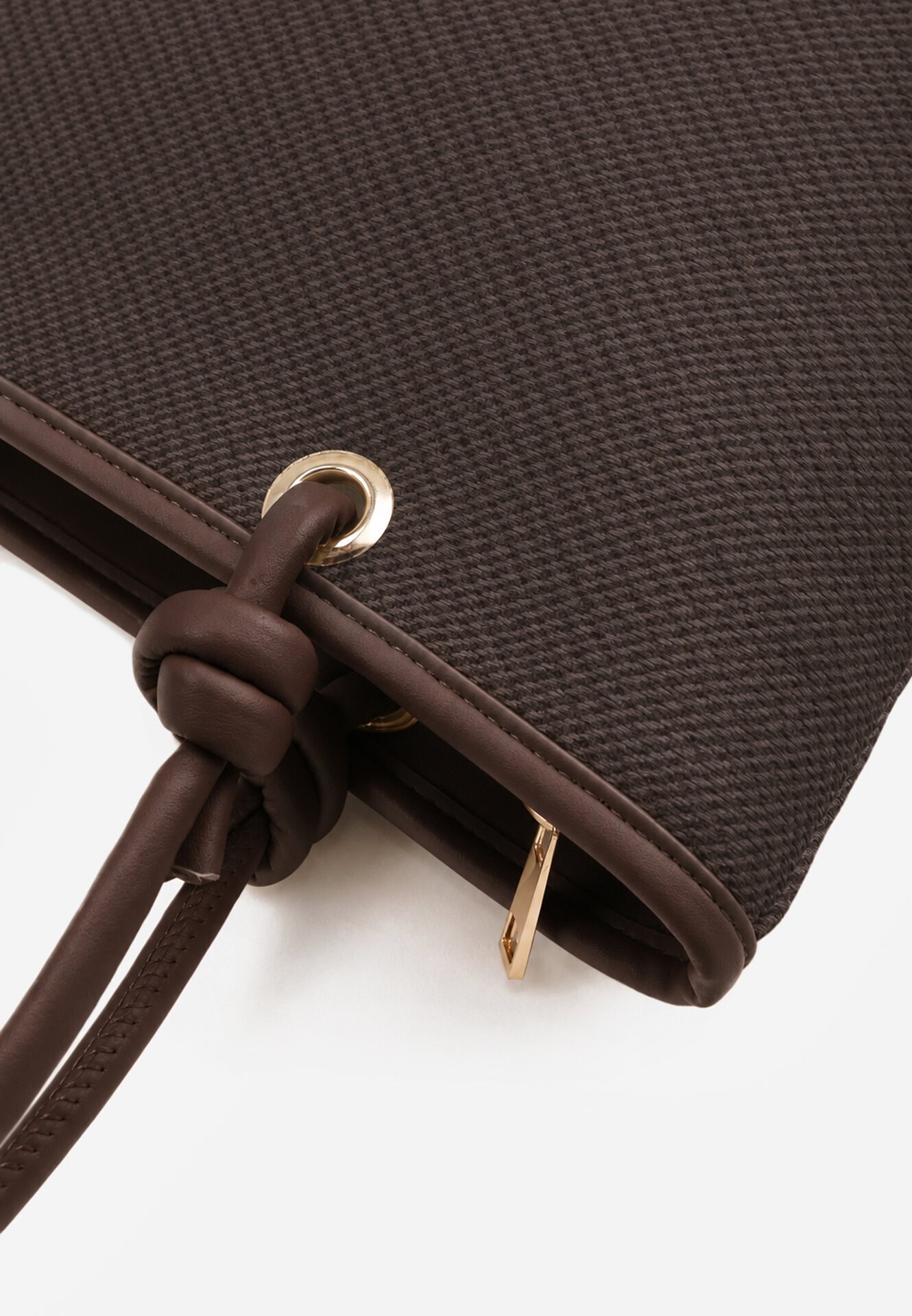 caely Shopper cu noduri decorative și împletitură Damomela Maro
