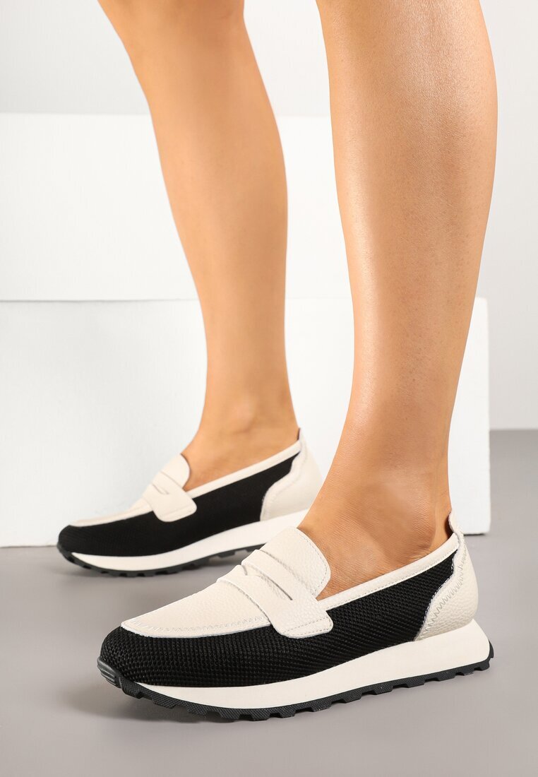 cambell Pantofi Mocasini Negri Din Piele Aroti