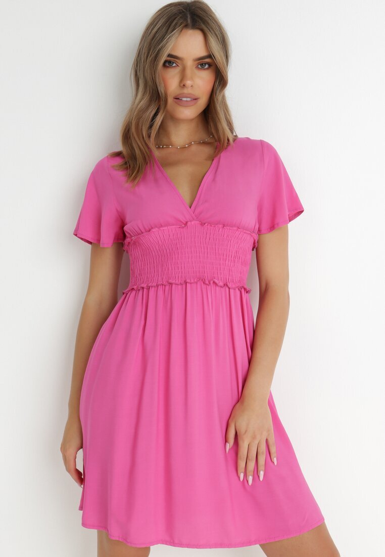 cflo Rochie Fucsia din Viscoză Gulpari