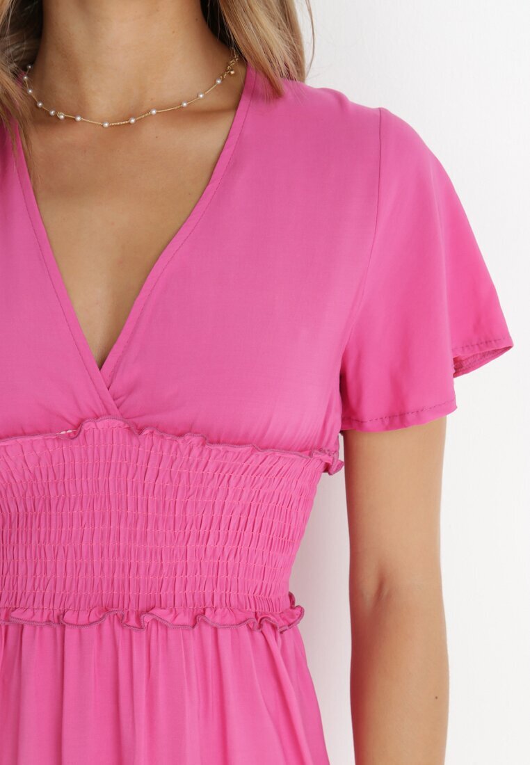 cflo Rochie Fucsia din Viscoză Gulpari